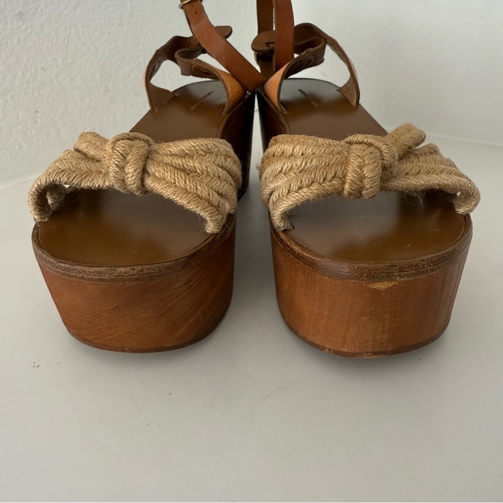 Isabel Marant Étoile Zia Wooden Platform Rope Sandals EU 39 - Picture 4 of 10